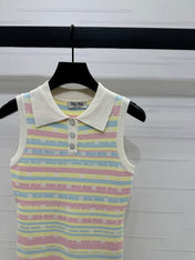 MIUMIU SLEEVELESS DRESS WITH COLLAR 274939