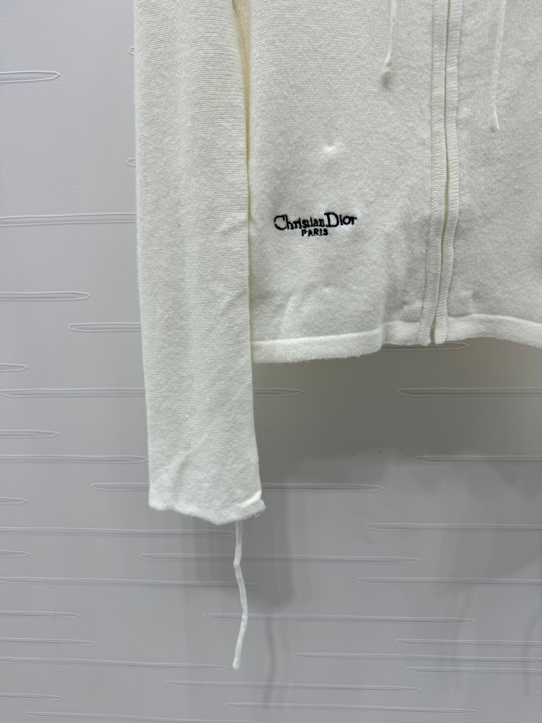 DIOR HOODED LONG-SLEEVE CARDIGAN 274929