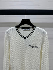DIOR V-NECK PULLOVER SWEATER 274926