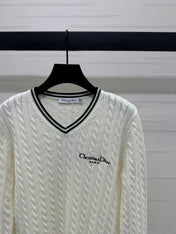 DIOR V-NECK PULLOVER SWEATER 274926