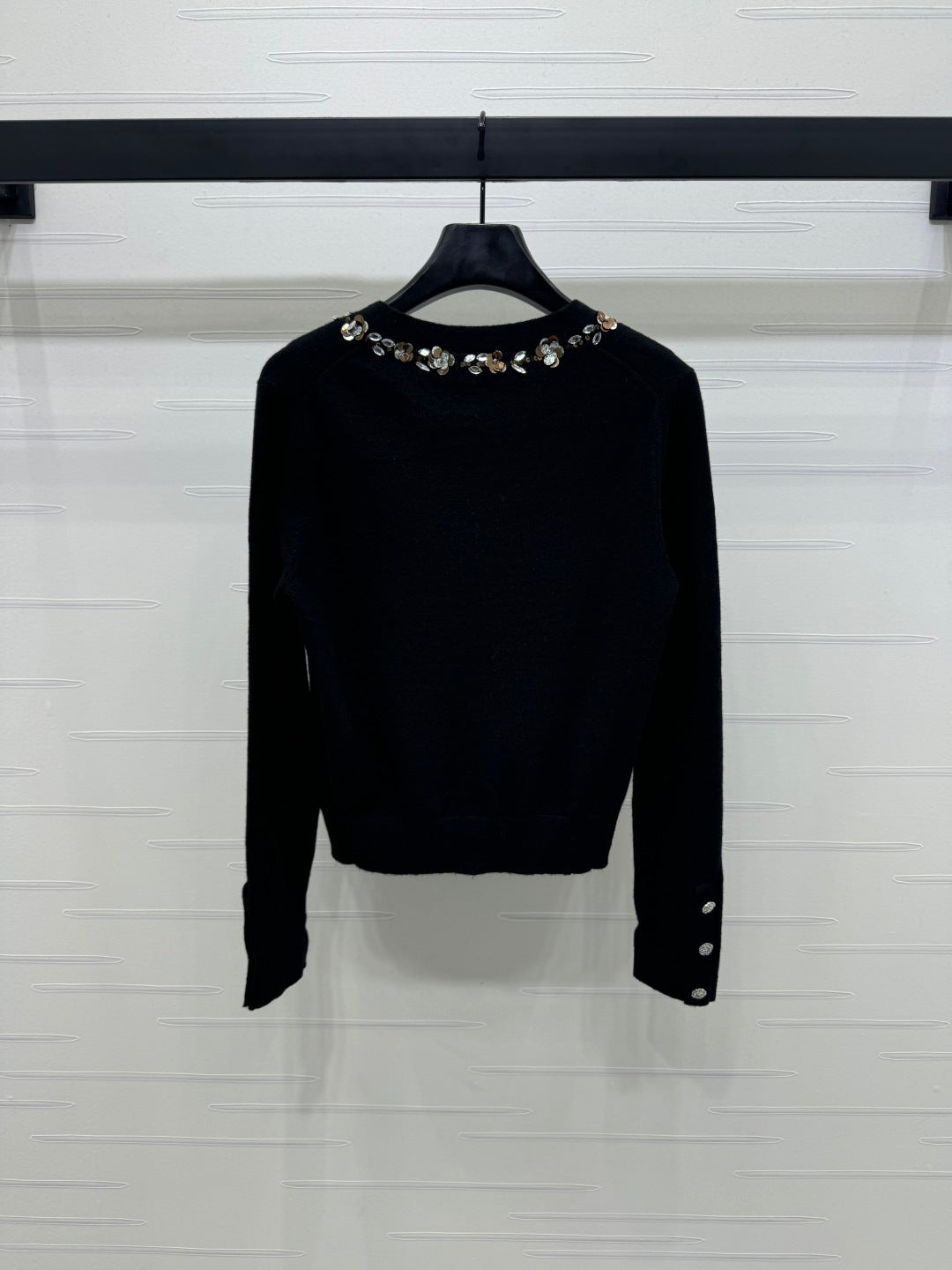 CHANEL KNIT CARDIGAN BLACK 274916
