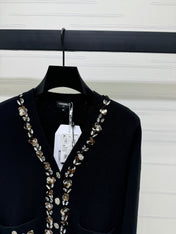 CHANEL KNIT CARDIGAN BLACK 274916