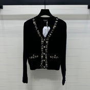 CHANEL KNIT CARDIGAN BLACK 274916