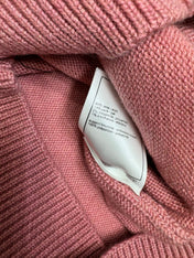 CHANEL HEAVY KNIT CARDIGAN WITH EMBELLISHED FLORAL DETAILS 274876