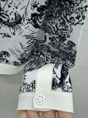 DIOR JACQUARD KNIT CARDIGAN 274879