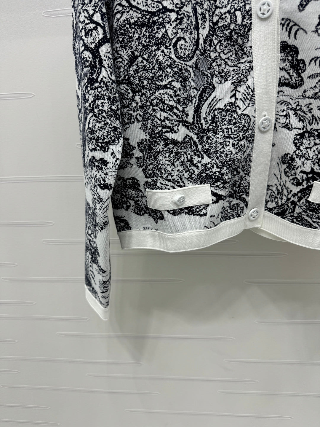 DIOR JACQUARD KNIT CARDIGAN 274879