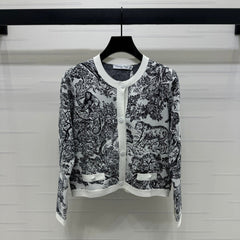 DIOR JACQUARD KNIT CARDIGAN 274879