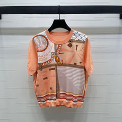 HERMES 25S SHORT-SLEEVE CREW-NECK T-SHIRT 290