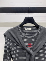 MIUMIU COWL NECK KNITTED SWEATER STYLE 480