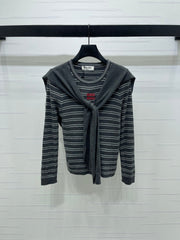 MIUMIU COWL NECK KNITTED SWEATER STYLE 480