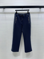 LV 25S PATCHWORK STRAIGHT-LEG DENIM JEANS 0127