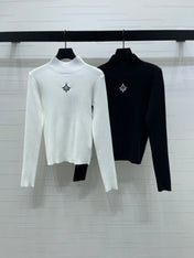 LV 25S LOGO-EMBROIDERED SWEATER 0088