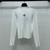 LV 25S LOGO-EMBROIDERED SWEATER 0088