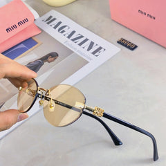 LOGO SUNGLASSES 501781 IN METAL