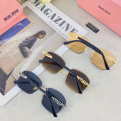RUNWAY SQUARE SUNGLASSES 503005 IN METAL