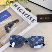 MIRRORED BUTTERFLY FRAME SUNGLASSES 571497 IN ACETATE EMBOSSED LOGO