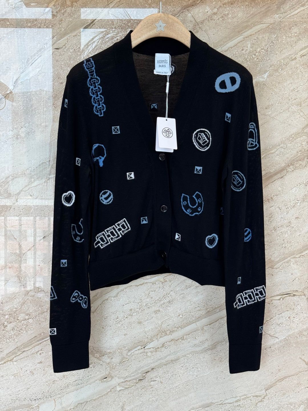 HERMES 25S CARDIGAN SWEATER 002