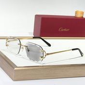 PHOTOCHROMIC LENSES C DE SQUARE FRAME SUNGLASSES CT0093O IN METAL