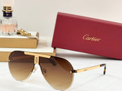 SIGNATURE C DE AVIATOR FRAME SUNGLASSES 524543 IN METAL