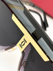 SIGNATURE C DE AVIATOR FRAME SUNGLASSES 524543 IN METAL