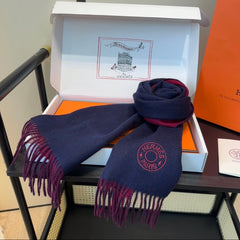 HERMES 25S SCARF 190 IN CASHMERE 854619