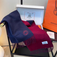 HERMES 25S SCARF 190 IN CASHMERE 854619