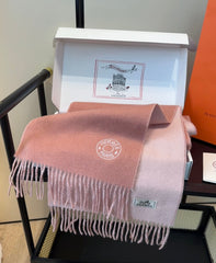 HERMES 25S SCARF 190 IN CASHMERE 854621