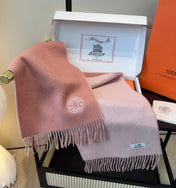 HERMES 25S SCARF 190 IN CASHMERE 854621