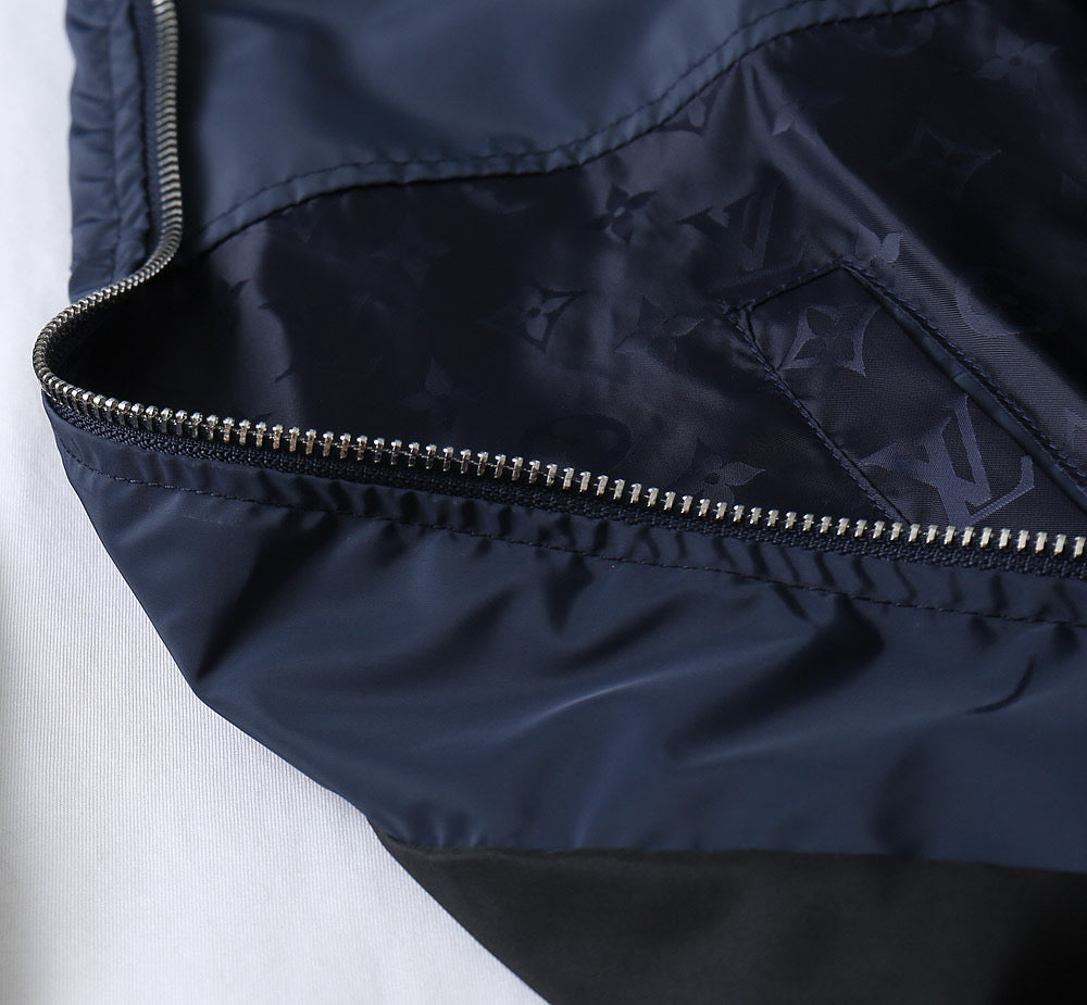 LV HOODED JACKET NAVY BLUE 239028