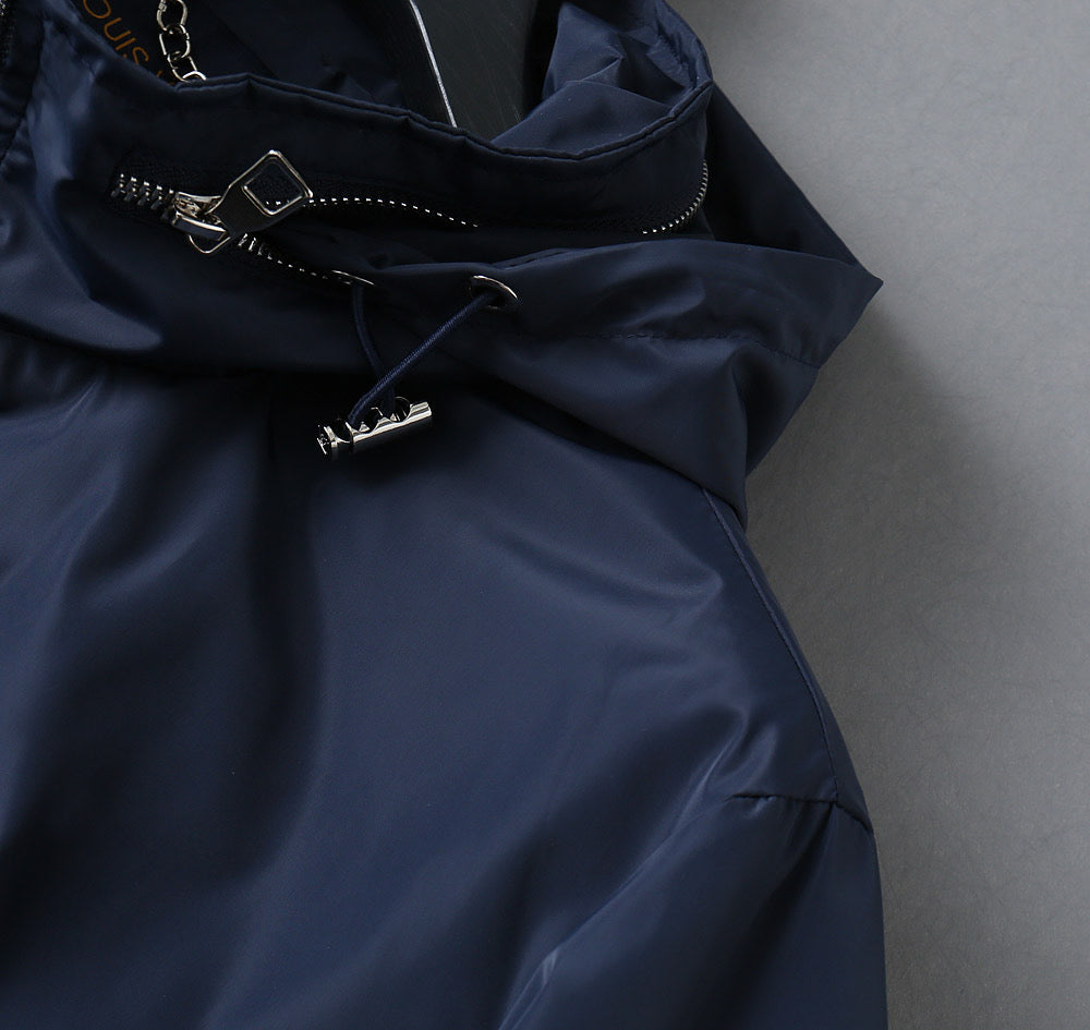 LV HOODED JACKET NAVY BLUE 239028