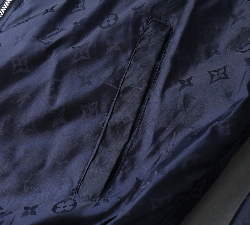 LV HOODED JACKET NAVY BLUE 239028