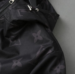 LV BLACK MONOGRAM HOODED JACKET 238975