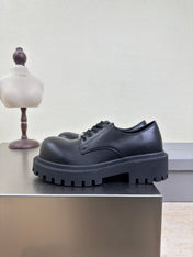 STOMPER DERBY IN BLACK SOFT LAMBSKIN