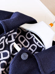 HERMES 25S BELTED CASHMERE PEACOAT 269