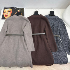 HERMES 25S LONG KNITTED CARDIGAN 080