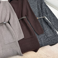 HERMES 25S LONG KNITTED CARDIGAN 082