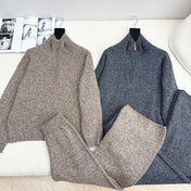 HERMES 25S STRAIGHT-CUT WOOL SUIT 010