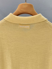 MIUMIU 26S KNITTED POLO SHIRT 882