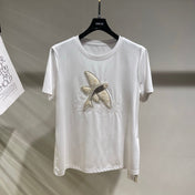 Loewe 25 Three-dimensional Beaded T-shirt Cotton