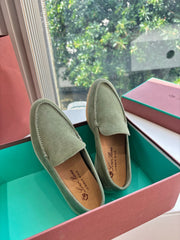 LP LOAFERS 25S IN OLIVE GRAY CASHMERE