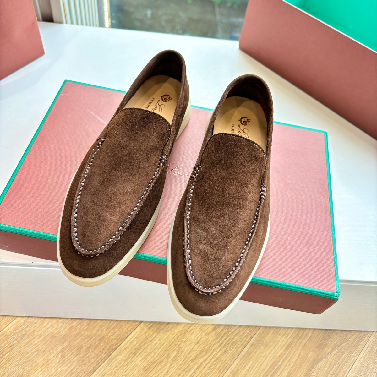 LP LOAFERS 25S IN BROWN CASHMERE