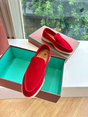 LP LOAFERS 25S IN DARK RED CASHMERE