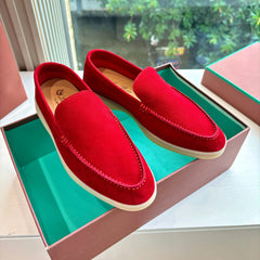 LP LOAFERS 25S IN DARK RED CASHMERE