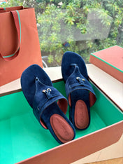 LP THONG SANDALS 25S IN MIDNIGHT BLUE SUEDE