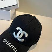 CHANEL 26S BASEBALL CAP EMBROIDERED CC LOGO 337970