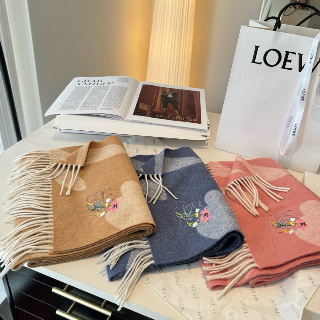 LOEWE 25S SCARF 180 IN CASHMERE 858248