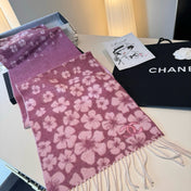 CHANEL 25S SCARF 180 IN CASHMERE 989898