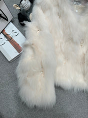 CHANEL 25S FOX FUR JACKET 594