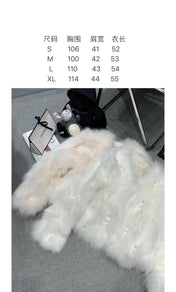 CHANEL 25S FOX FUR JACKET 593