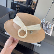 CHANEL 26S STRAW BOATER HAT 335886
